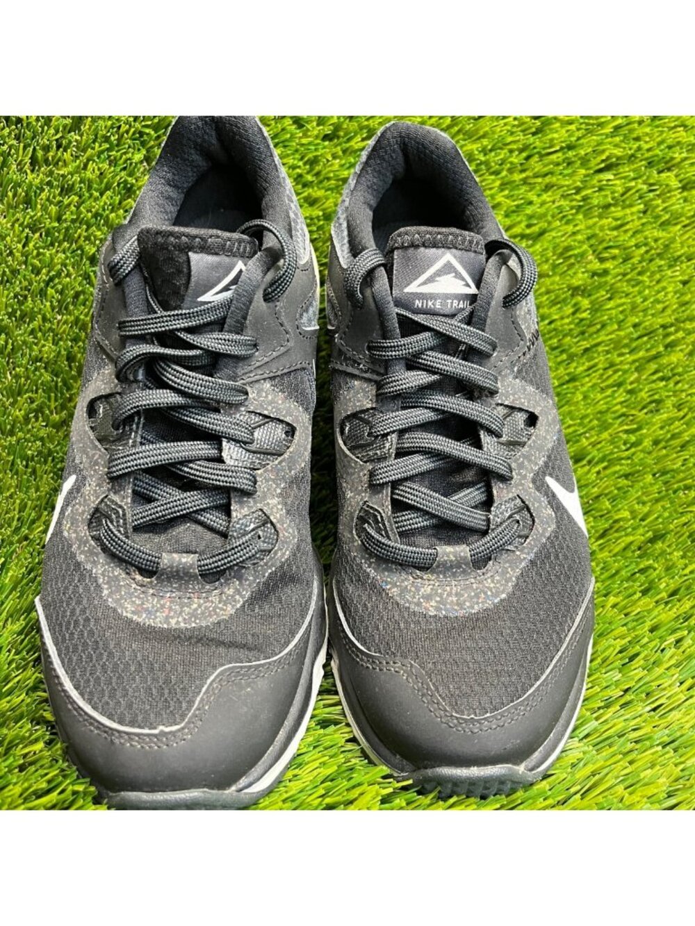 Nike Juniper Trail Womens Size 6 Black White Athletic Running Shoes Sneakers - Picture 5 of 10